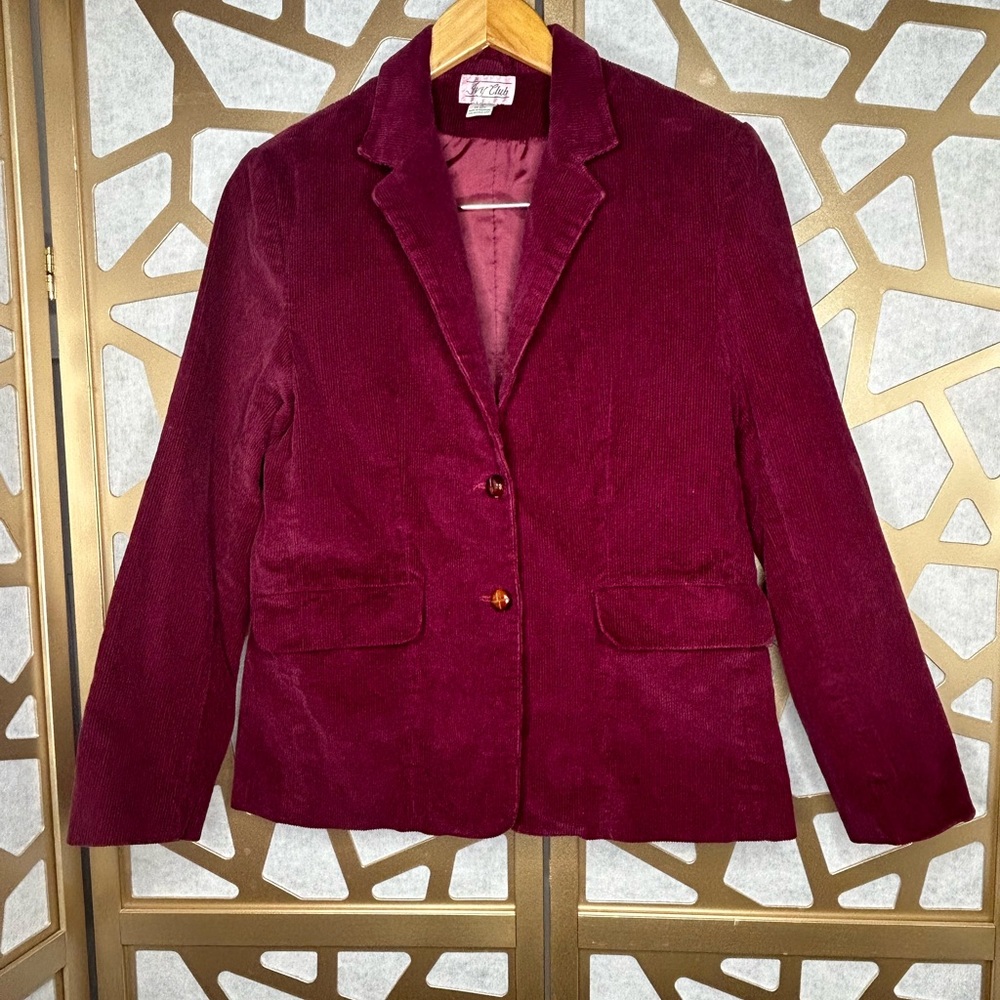 80’s IVY CLUB CORDUROY 2-BUTTON JACKET